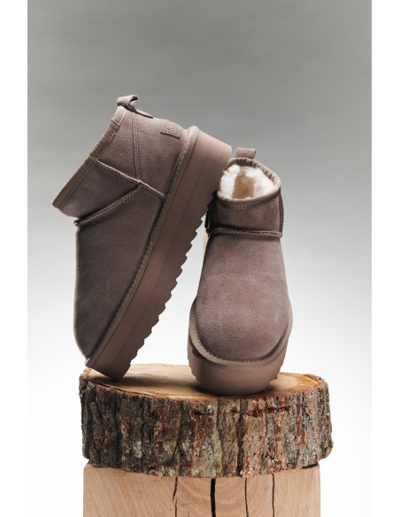 Colors Of California Boots Femme Platfrom Winter Boot In Suede