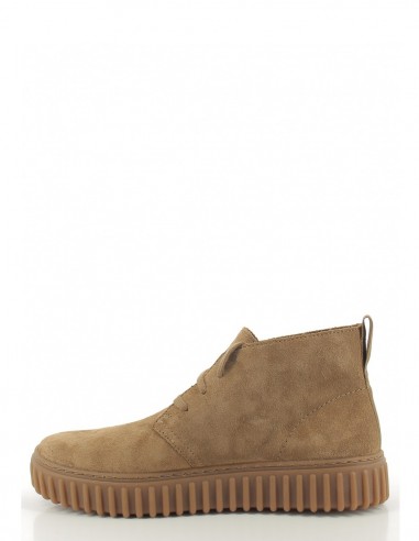 Derbies Homme Clarks Torhill DB En Daim Couleur Cognac