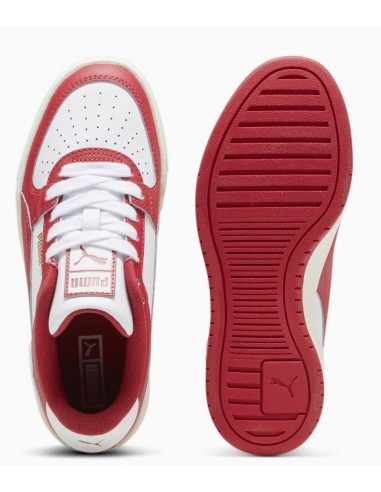 Sneakers Junior Puma Ca Pro Classic En Cuir Rouge/Blanc
