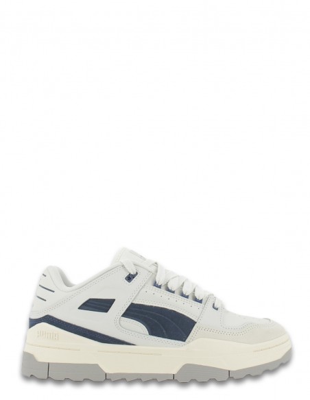 Sneakers Homme Puma Slipstream Xtreme Nat En Cuir Blanc/Bleu