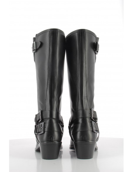 Bottes Femme Hylton Cuir Noir