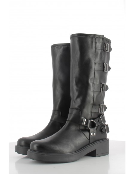 Bottes Femme Hylton Cuir Noir Celine