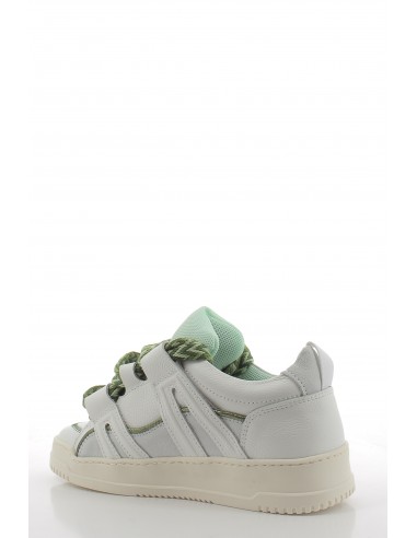 Baskets de Ville Femme Semerdjian Inna Cuir Blanc/Vert