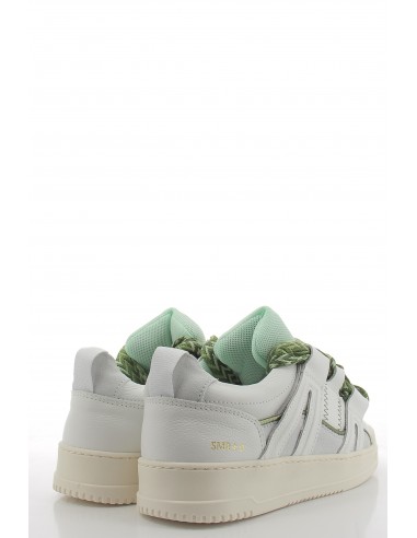 Baskets de Ville Femme Semerdjian Inna Cuir Blanc/Vert