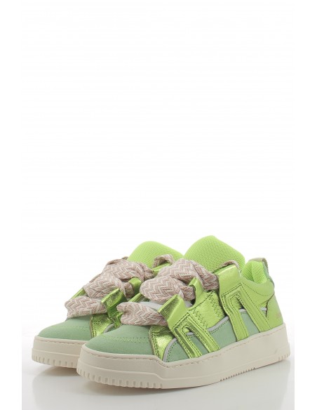 Baskets de Ville Femme Semerdjian Inna Cuir Vert