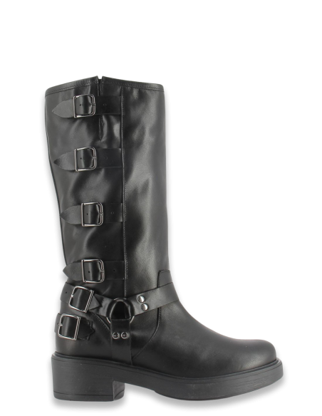 Bottes Femme Hylton Cuir Noir Celine