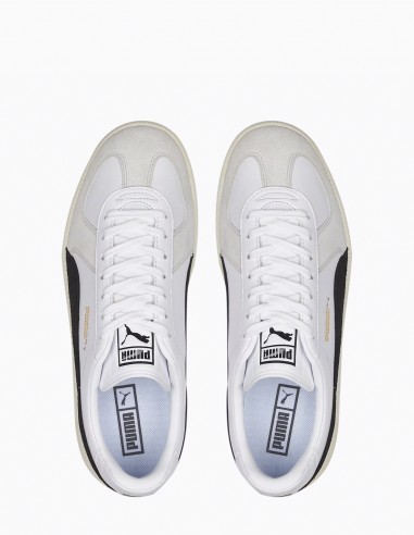 Baskets Mixte Puma Army Trainer Blanc/Gris/Noir En Cuir