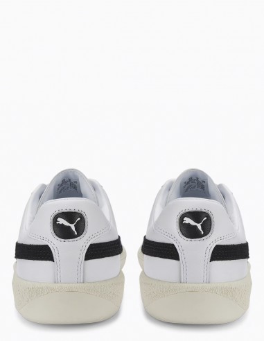 Baskets Mixte Puma Army Trainer Blanc/Gris/Noir En Cuir