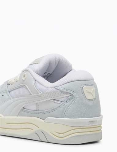 Sneakers Femme Puma 180 Blanc/Gris En Nubuck