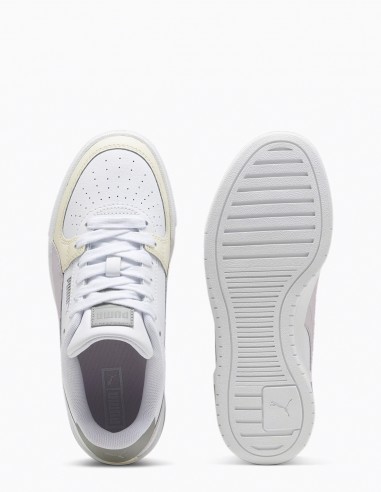 Sneakers Femme Puma Ca Pro Block En Cuir Blanc/Pastel