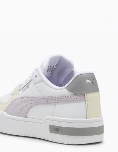 Sneakers Femme Puma Ca Pro Block En Cuir Blanc/Pastel