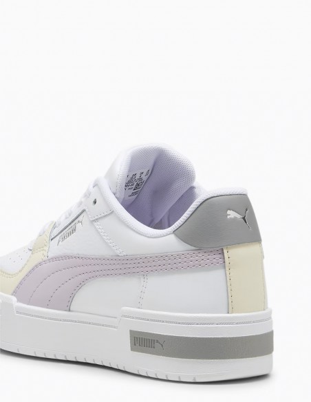 Sneakers Femme Puma Ca Pro Block En Cuir Blanc/Pastel