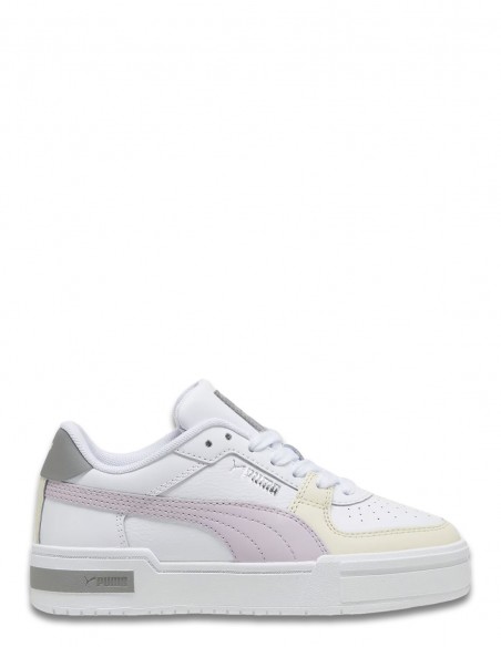Sneakers Femme Puma Ca Pro Block En Cuir Blanc/Pastel