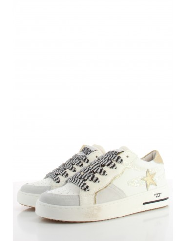 Baskets de Ville Femme - SMR23- Vana 11733 Blanc / Or