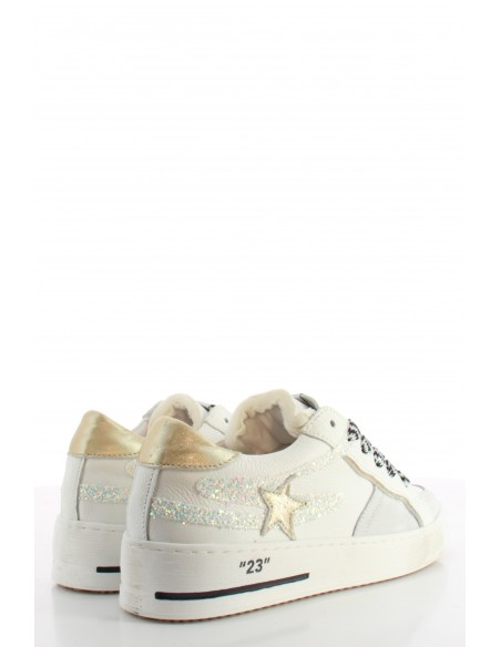 Baskets de Ville Femme - SMR23- Vana 11733 Blanc / Or