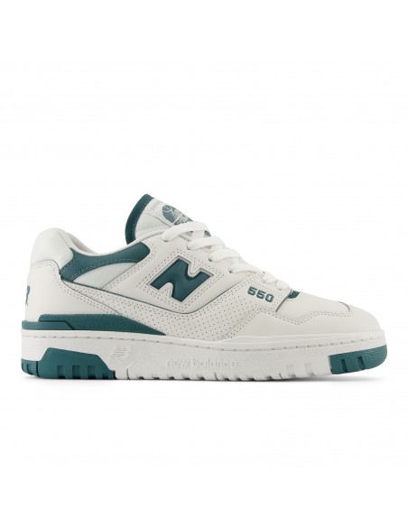 Sneakers Femme - New Balance 550 Blanc & Vert - BBW550BI