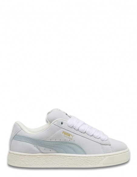 Sneakers Femme Puma Suede XL Blanc/Bleu Daim 395205-10B