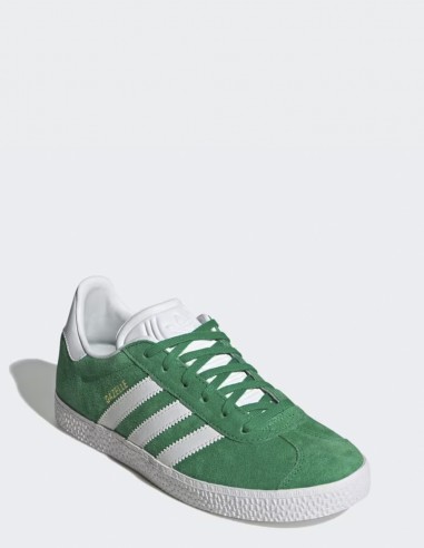 Sneakers Femme Gazelle J IE5612 Vert Daim
