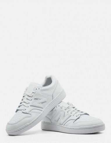 Sneakers mixte New Balance 480 full white -  BB480L3W