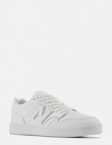 Sneakers mixte New Balance 480 full white -  BB480L3W