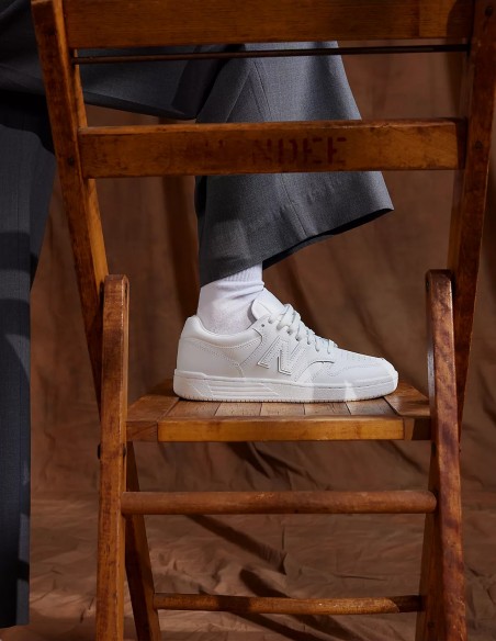 Sneakers mixte New Balance 480 full white -  BB480L3W