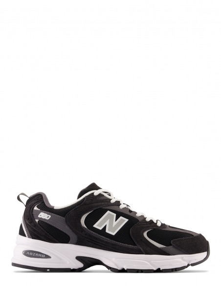 Sneakers Mixte New Balance 530 Noir Et Blanc En Toile