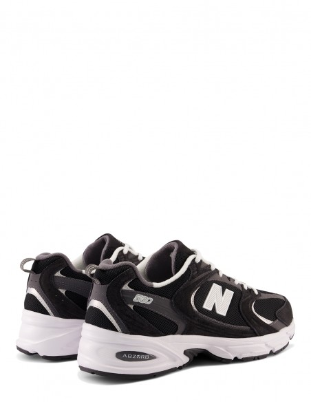 Sneakers Mixte New Balance 530 Noir Et Blanc En Toile