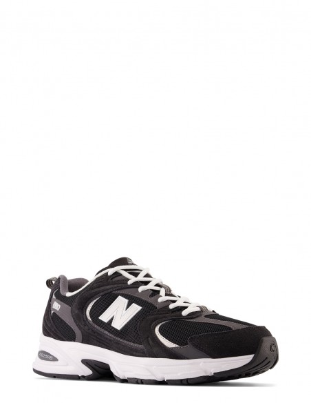Sneakers Mixte New Balance 530 Noir Et Blanc En Toile