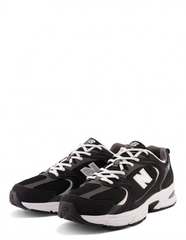 Sneakers Mixte New Balance 530 Noir Et Blanc En Toile