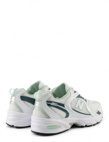 Sneakers Mixte New Balance 530 Blanc/Vert MR530RB