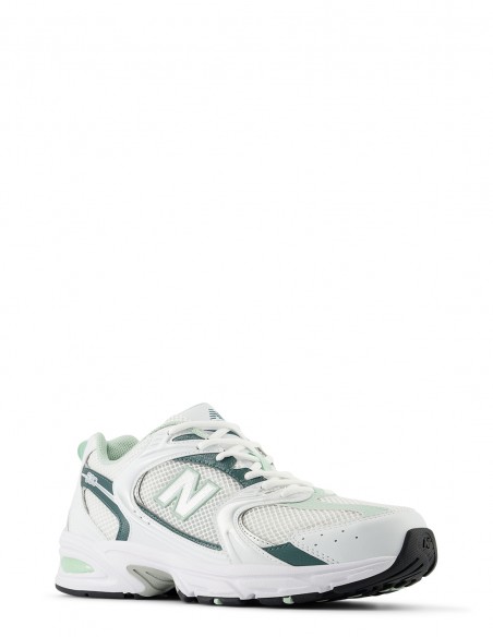 Sneakers Mixte New Balance 530 Blanc/Vert MR530RB