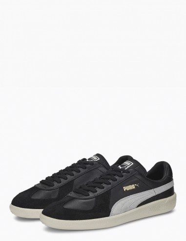 Sneakers Mixte Puma Army Trainer Noir/Gris Cuir 386607-02B