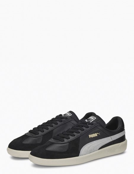 Sneakers Mixte Puma Army Trainer Noir/Gris Cuir 386607-02B