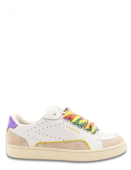 Baskets de ville Femme - 0'105 - Avril Fresh Cuir Blanc
