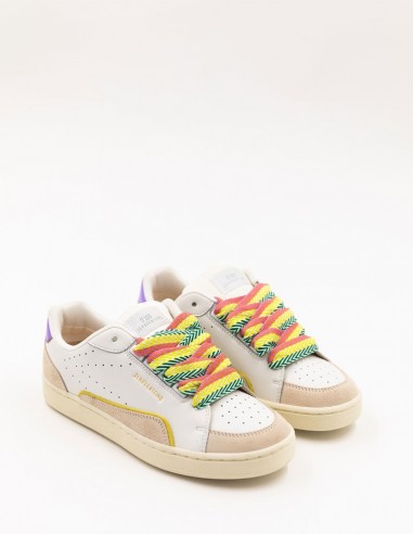 Baskets de ville Femme - 0'105 - Avril Fresh Cuir Blanc