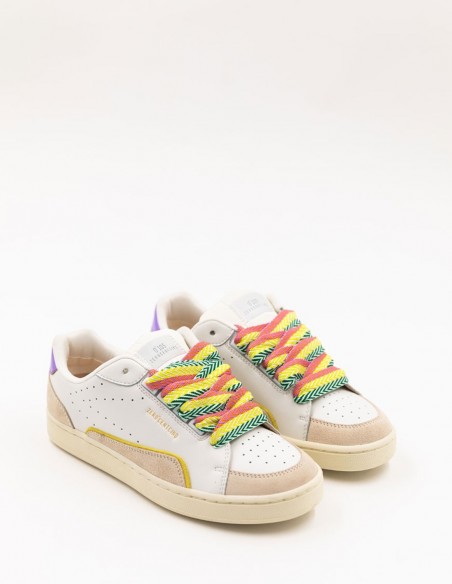 Baskets de ville Femme - 0'105 - Avril Fresh Cuir Blanc