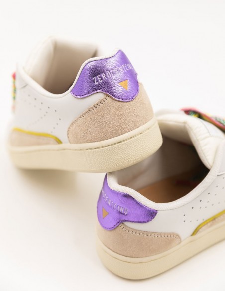 Baskets de ville Femme - 0'105 - Avril Fresh Cuir Blanc