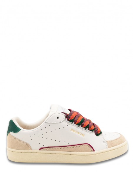 Baskets de ville Femme - 0'105 - Avril Summer Cuir Blanc