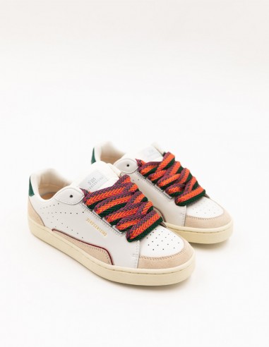 Baskets de ville Femme - 0'105 - Avril Summer Cuir Blanc