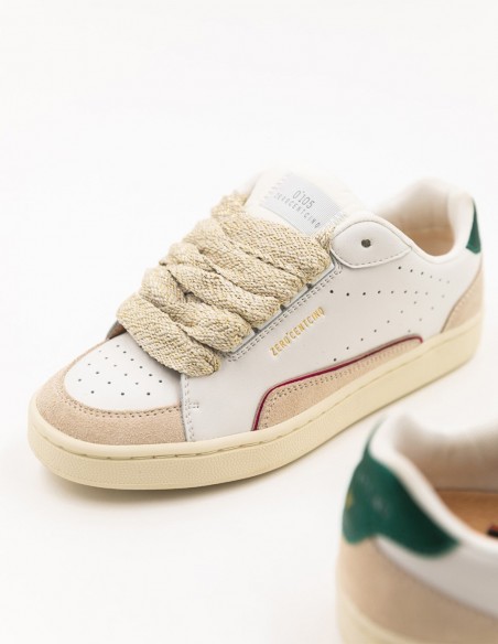 Baskets de ville Femme - 0'105 - Avril Summer Cuir Blanc