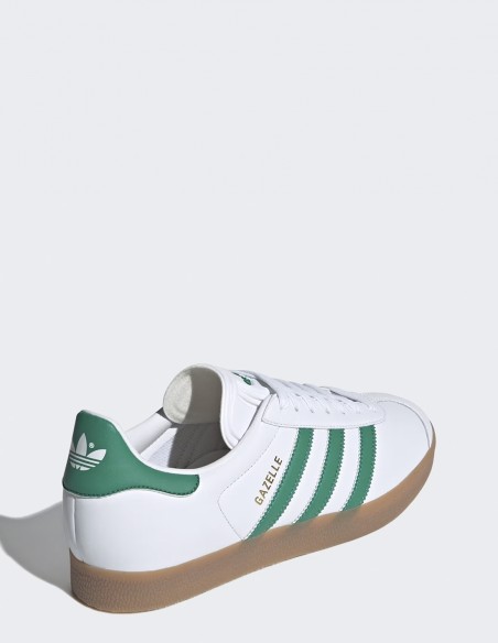 Sneakers Mixte Adidas Gazelle Blanc/Vert IH2216