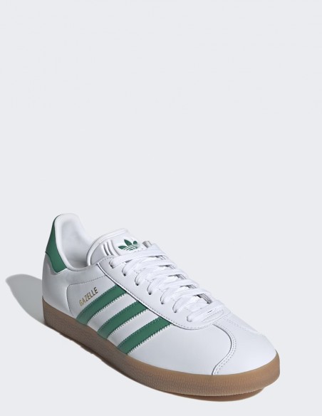 Sneakers Mixte Adidas Gazelle Blanc/Vert IH2216