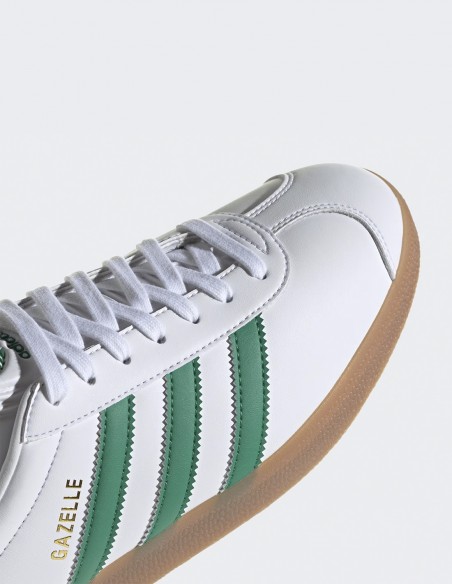 Sneakers Mixte Adidas Gazelle Blanc/Vert IH2216