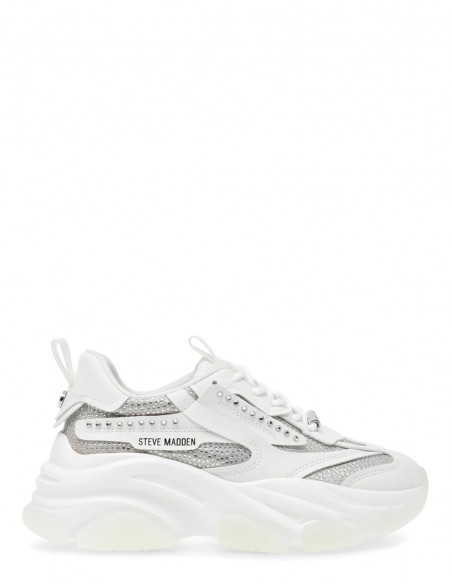Baskets de ville Femme Steve Madden Possesionr Sneaker White SM11002270-002
