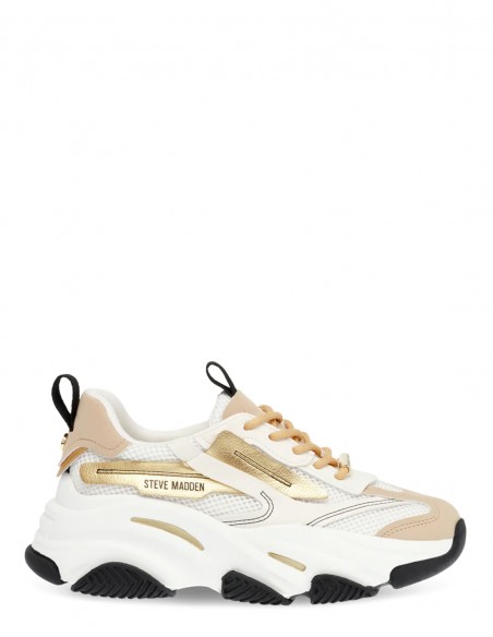 Baskets de ville Femme Steve Madden Possession-e Sneaker Doré SM19000033-WTA