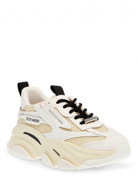 Baskets de ville Femme Steve Madden Possession-e Sneaker Blanc SM19000033-WBG