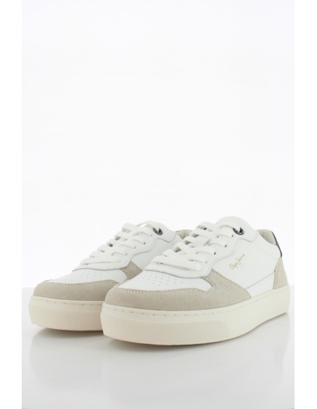 Baskets de ville Homme Pepe Jeans Camden Street M Blanc/Noir PMS00008-803