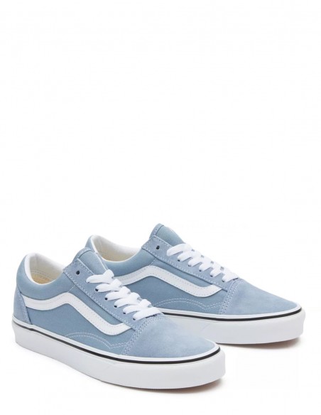 Sneakers Femme Vans UA Old Skool Toile/Daim Bleu Clair VN0007NTDSB