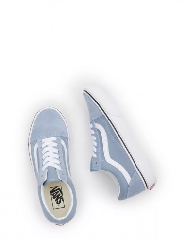 Sneakers Femme Vans UA Old Skool Toile/Daim Bleu Clair VN0007NTDSB