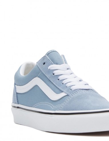 Sneakers Femme Vans UA Old Skool Toile/Daim Bleu Clair VN0007NTDSB